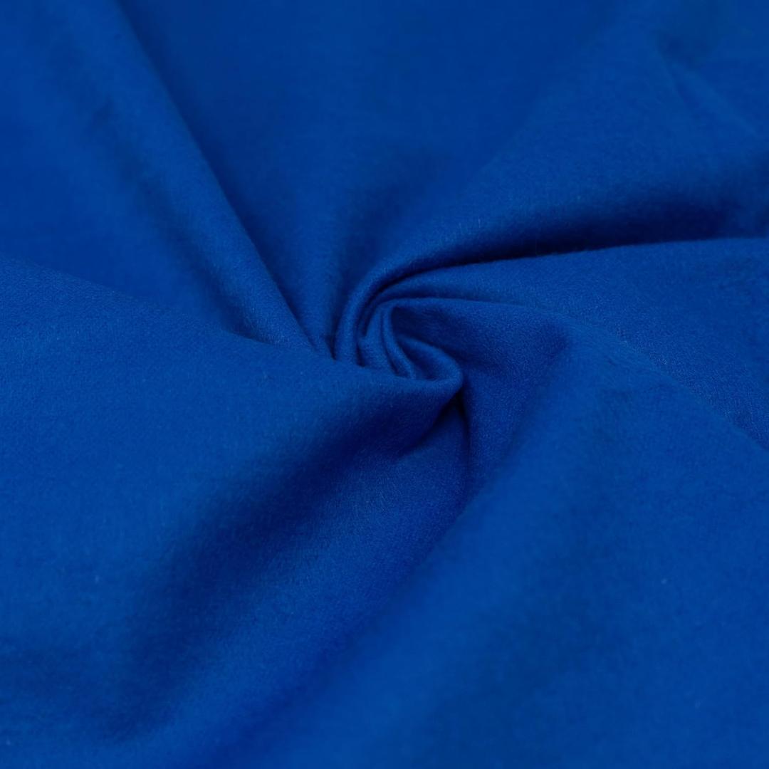 RTC Fabrics 42"/43" 100% Cotton Flannel Solid Royal Blue Color Crafting Fabric by Bolt (8 Yard Bolt)