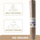 SUROQUE Door Mat Indoor Entrance Rug, Ultra Non-Slip Rubber Backing, Dirt Resistant and Absorbent, Washable Floor Door Mats Indoor, Low-Profile Entryway Mat for Home, Khaki, 29" x 17"