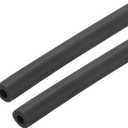 2pcs 1/8" ID Pipe Insulation Foam Tube, EPDM Pipe Cover 1/4" OD Wrap Roll Bar Tubing 4.9FT Long - Insulation Freeze Heat Preservation for Guitar Stand/AC Units/Exercise Machine