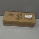 LINFIDITE Gold Under Cabinet Wine Glass Holder, 2 Pack, Space Saving, Easy Installation, Anti-Skid, Compact Design, Sturdy Materials, Affordable Gift (Shelf Thickness Under 0.98in)