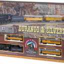 Bachmann Trains - Durango & Silverton Ready To Run Electric Train Set - HO Scale, Yellow