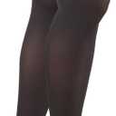 Truform Women's Compression Stockings, 15-20 mmHg, Thigh High Length, Closed Toe, Opaque, Black, Medium