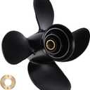 Propeller 48-8M8026635 RH 10.1x14 4 Blade Compatible with Mercury/Mariner 25 30 40 55 60 70HP Boat Motors