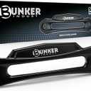 BUNKER INDUST Winch Hawse Fairlead 10" Inch Aluminum Fairlead for 9,000-14,500lbs Winch with Synthetic Rope Winch Accessories (10" Bolt Pattern)