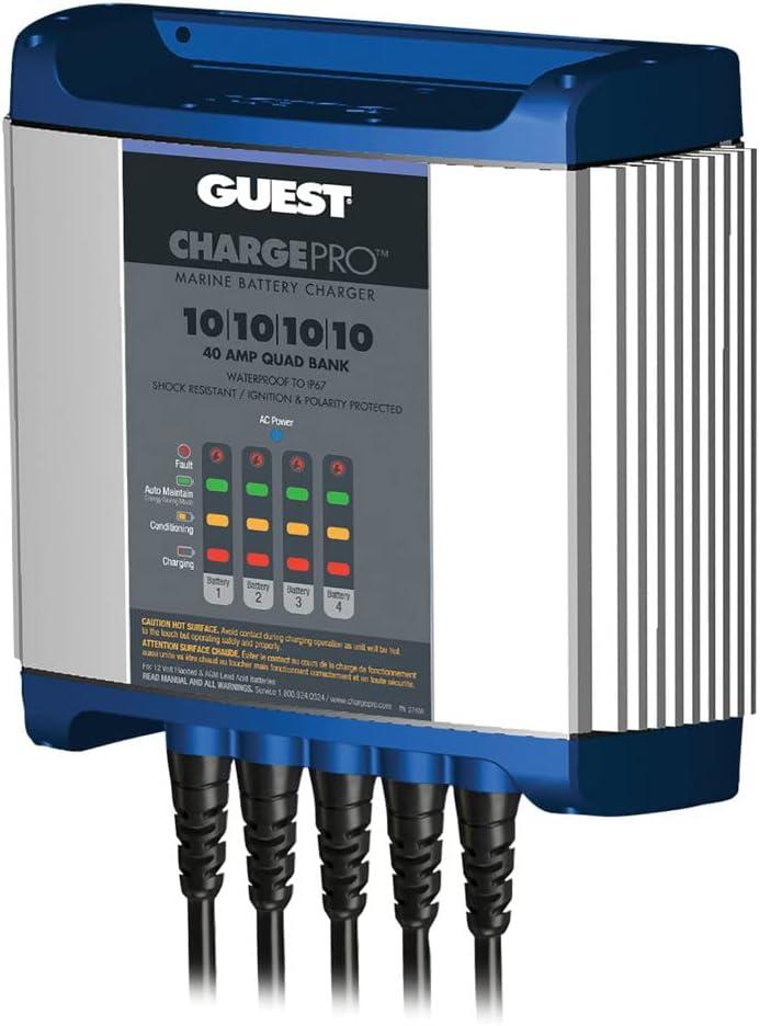 Guest 2740A Guest On-Board Battery Charger 40A / 12V; 4 Bank; 120V Input