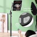 3-in-1 Wireless Mobile Selfie Cell Phone Remote Ring, Video Scroll, Shutter and Holder, with Charging Compartment, 10 Metre Remote Control, Compatible with iPhone, iPad, Android (White)