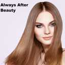 1 Inch Anti Static Flat Iron Travel Straightener with Floating Ceramic Plates and Digital Controls Hair Straightener for Your Friend Or Your Family as a Gift (Black)