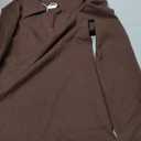 Womens Polo Shirts Long Sleeve Business Casual Tops Collared V Neck Ribbed Knit Sweater Slim Fit Blouses, Size: M