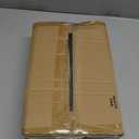 Marbrasse Label Holder for Rolls and Fanfold Labels, Metal Thermal Label Printer Holder with Drawer, Shipping Label Stand,Sticker Roll Holder for Home, Office, Small Business,Black