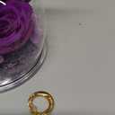 Preserved Flower Rose Gifts for Women, Forever Eternal Fresh Flowers in Glass Angel Figurines Flowers for Delivery Prime Purple Roses for Grandma Mom Sister Her Wife on Mothers Day Birthday Christmas (Classic Purple (Rose, Baby's Breath, Hydrangea))
