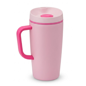 Owala SmoothSip Slider Stainless Steel Insulated Travel Mug with Handle, 100% Leak Proof, For Hot and Cold Drinks, Travel Friendly with Sliding Lock Lid, 12oz, BPA Free, Leak Proof, Daybreak