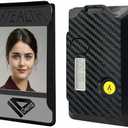 IDGemz Badge Holder for Yubikey5 and GO 7 Tokens - Stealth Black - Holds up to 3 Badges (Holds 1 GO-7 Token & 1 Yubikey5 NFC)