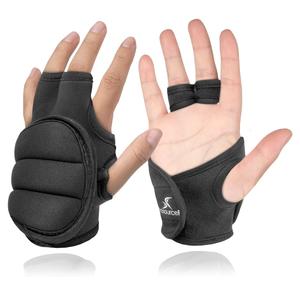 ProsourceFit Weighted Gloves, Pair of Heavy Duty 2 lb. Neoprene for Sculpting and Aerobics, One Size