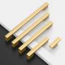 Asidrama 10 Pack 5 Inch(128mm) Champagne Bronze Cabinet Pulls Kitchen Cabinet Handles Champagne Cabinet Pulls Cabinet Hardware for Cupboard Drawer