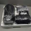 ACOQOOS Juicer Machines, 5.3" Wide Chute for Whole Fruit and Vegetable,1.8L Auto-Feed Time-Saver, Slow Masticating High Yield, Easy to Clean Cold Press Juicer with 2 Cups (Black)