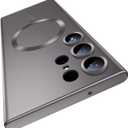 Matte for Samsung Galaxy S23 Ultra Case, Compatible with MagSafe, Slim Thin Magnetic Cover with Built-in Camera Lens Protector Shockproof Phone Shell, Titanium Gray