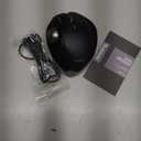 Wireless Trackball Mouse, Ergonomic Bluetooth Rechargeable Computer Mouse, Backlit Rollerball Thumb Laptop mice with 5 Level DPI, Adjustable Angle, 3 Devices Connection for PC, Windows - Blue Ball