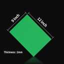 MEARCOOH Green Foam Sheets Crafts 9x12 Inch 2mm Eva Color Craft Foam Paper for Crafts Project Preschoolers Classroom Scrapbooking DIY Cosplay(10 Sheets)