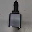 LISEN Retractable Car Charger, Gifts for Him Her, Cars Adapter USB C Fast Charger, gifts for Mothers Day Travel Essentials Car Accessories for Men Women Gifts for iPhone 17 16 15 14 13 12, Samsung S26 (Grey)