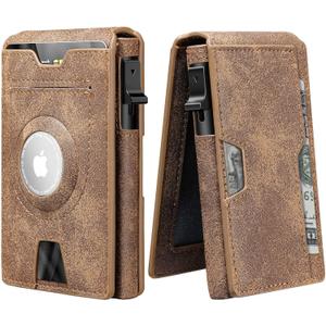 furid Airtag Wallet, Smart Wallet, Air Tag Wallet for Men, Leather Wallet with Airtag Holder, RFID Pop Up wallet, Credit Card Holder, Wallet for Men Slim Minimalist