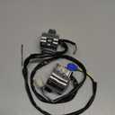 Motorbike Handlebar Headlight Switch Control 2pcs Left and Right Waterproof Group Compatible for Motorcycle and Electric Scooter Use