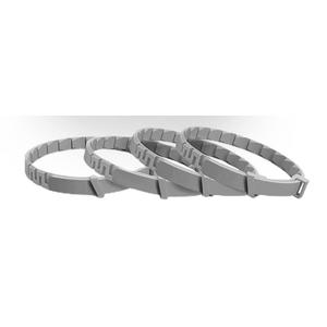 Dog Calming Collar with Natural Pheromone | Calming Collar for Dogs Helps Reduce Unwanted Behavior | Stress Relief for Puppy & Adult Dogs, Waterproof Calm & Relaxation Lasts 60 Days (4 Pack, Grey)