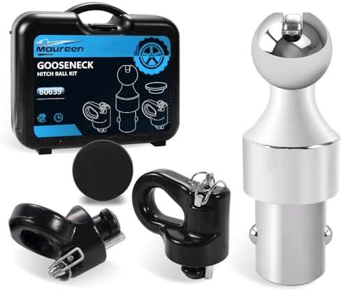 60639 38K Gooseneck Hitch Kit Puck System, 2-5/16 Gooseneck Ball Compatible with 2013-2025 Ford F250 F350 F450, 2016-2025 Chevrolet Silverado, GMC Sierra & Nissan Titan XD GTW/9500 lbs VT