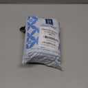 DriftAway Farmhouse Linen Lined Valance Double Layer Thermal Insulated Room Darkening Blackout Window Valances 3 Inch Rod Pocket Vertical Striped Kitchen Valance for Bathroom Single 52 x 18 Inch Navy