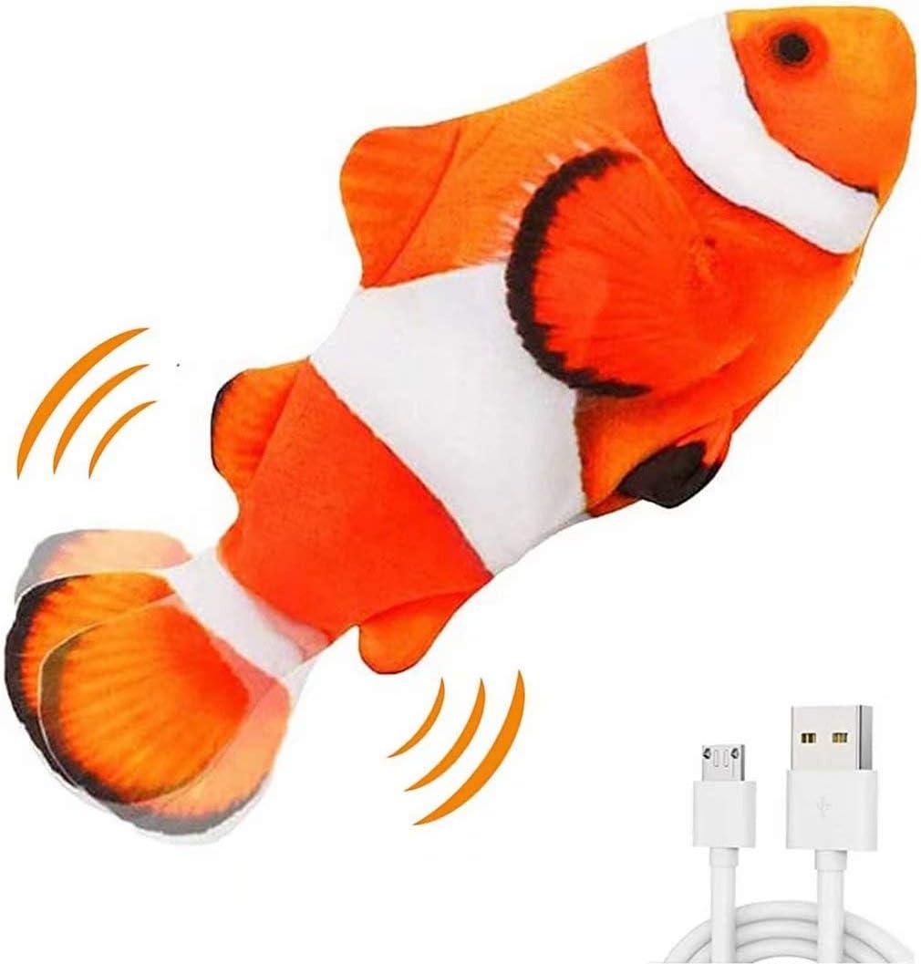 Electric Moving Fish Plush Toys (Clownfish for Baby)