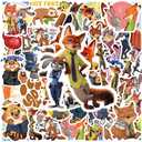 4 x 60 Pcs Anime Stickers, Cute Cartoon Stickers Bulk, Suitable for Water, Bottles, Phones, Guitar, Laptops, and More. DIY Your own Gift Decorations to Present to Your Loved Ones.