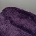 Dark Purple Round Rugs for Bedroom - Machine Washable, 6 ft Circle Area Rugs for Living Room, Soft and Fluffy Shaggy Carpet for Teen Girl and Boys, Nursery Rooms, Dorms, Home Decor Aesthetic