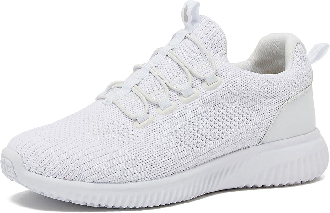 Avia Anchor Mesh Slip On Black Non Slip Shoes for Women, Comfortable Water Resistant Womens Food Service Slip On Sneakers - Black, Navy, White Restaurant Knit Slip Resistant Non Skid Work Shoes Women, 8,5