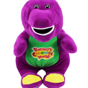 Generic Barney Toys Singing Friend Barney Stuffed Animals Dinosaur Barney Singing I Love You Children's Plush Puppet Toy （15in）