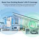 2025 WiFi Extender Signal Booster, 5GHz/2.4GHz, 1200Mbps Range Extender With Ethernet Port