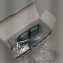 2 Pack Silicone Baby Fruit Feeder with Mini Freezer Tray, Breastmilk Popsicle Molds for Baby Teething Relief, Fresh Food Feeder for Safe Infant Self Feeding, Extra Food Pouches (Blue/Green)