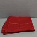 Newbridge 52 x 70 Inch Rectangle Fabric Tablecloth, Elegance Plaid, 100% Polyester, No Iron Soil Resistant Dining Room, Party and Banquet Table Cover, Solid Textured, Scarlet Red