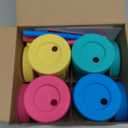 Elk and Friends 10oz Stainless Steel Kids + Toddler Drinking Cups | The Original Mason Jar with Sleeves + Lids | Silicone Straws | Smoothies | Storage Jar | Spill Resistant | Dishwasher Safe | 4 Pack