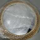 15 Inch Boho Round Hanging Wall Mirror Decorative Rattan Circle Mirrors for Farmhouse, Living Room, Bedroom