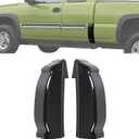 ECOTRIC Pair Cab Corners Compatible with 1999-2007 Chevy Silverado GMC Sierra 4 Dr Crew Cab LH & RH