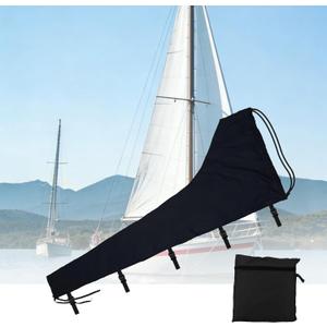 Mainsail Boom Cover Measures 156inches (L) x 45.6 inches (W),fit for Boom Length 12-13' .Please Measure Your Boom and sail Stack Carefully Before Purchase to Ensure the Correct fit.