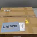 Modern Crystal Chandelier LED Ceiling Light, Square 3-Ring Height Adjustable 47W K9 Crystal Pendant for Dining Room, Living Room, Bedroom, Foyer, Cool White 6000K