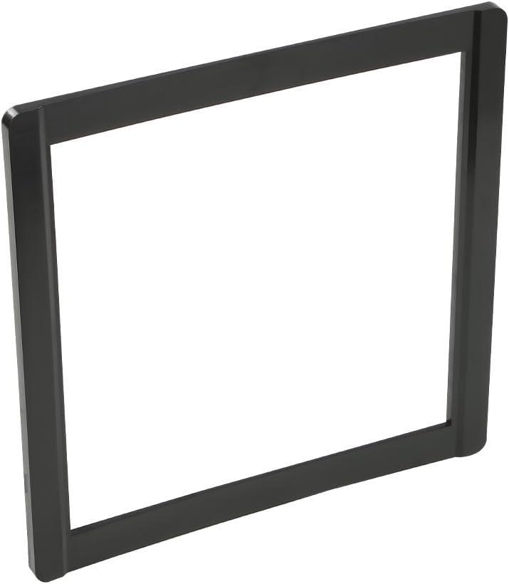 CHEDA High & Mid Roof Vent Adapter Compatible with 14" x 14" opening; The vent adapter outside dimension is 16 3/4 X 16 3/4 Black