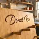 ZOOYOO Large Bamboo Donut Wall Holds 50 Donuts - 26x22 Inch Donut Display Stand for Wedding, Baby Shower, Birthday Party Decor - Dessert Table Centerpiece