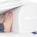Your Foot Pillow Half Moon, Blanket Elevation Wedge Foot Pillow, Recommended for Foot, Ankle, Knee Pain and Ankle Support (11" x 30")
