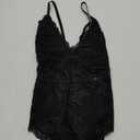 REYEOGO Lace Shapewear Bodysuit for Women Tummy Control Body Shaper V Neck Fajas Tank Tops Slimming Camisole Corset (Large, Black)