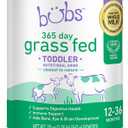 Bubs 365 Grass Fed Toddler Nutritional Drink, Non-GMO Whole Milk-Based Formula, for Kids 12-36 Months, 20 oz (EXP 02/07/28)