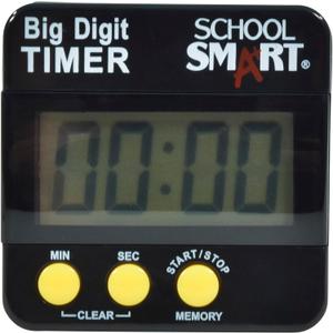 School Smart Up Count Down Digital Timer - 086452, Gray, 1 lb