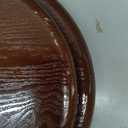 Angel Shield Toilet Seat Round Wood with Slow Close,Easy Clean,Quick-Release Hinges (Round,Dark Walnut)