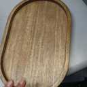 1 pcs Acacia Wood Tray 11.8×6 inch Boards Rustic Wooden Serving Trays Oval Platters Charcuterie for Party,Breakfast, Coffee Table, Home Decorative, Food Small Trays