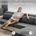 Sofa Cover Washable Sectional Couch Covers Sofa Slipcovers for 3 Cushion Couch Pet Friendly L Shaped Couch Protector for Dogs